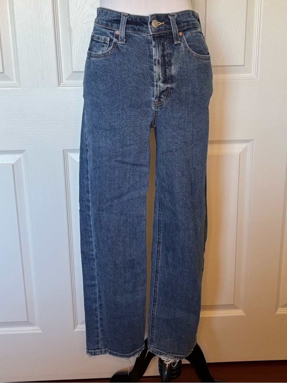 Wild Fable Classic Highest Rise Straight Leg Jeans - Blue